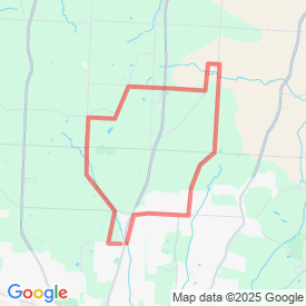 Run My Route - Running Map 9 mile fisher loop