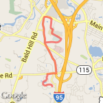   5 miler route map