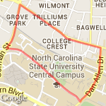 Day Starter route map