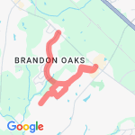Old Monroe to Harris Teeter route map