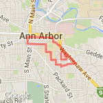 4.3 miles from Landmark route map