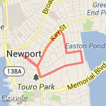 touro loop around to kay, point three miles left over for tabata route map