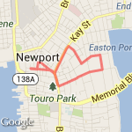 training run route map