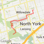 My run to Earl Bales Park route map
