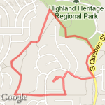 HIghland Heritage route map