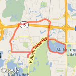 10k normandale route map