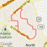 Fuma Cut Through route map