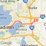 Capital Run route map