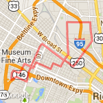 8  mile - Sports Backers route map