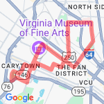 8  mile - Sports Backers route map