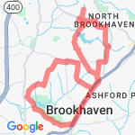 9 miles from home to 1/2 cc loop route map