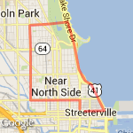 Chicago Magnificent Mile route map