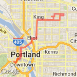 Natalie's Gig route map