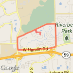 Adams hamlin squirrel  route map