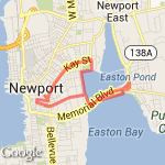 five mile loop  route map