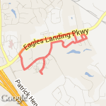 RR2014 ELP & Villages 10k route map