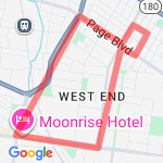 west loop run route map
