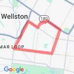 Neighborhood view route map