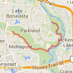 long run fish creek route map