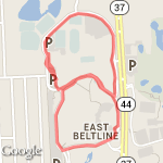 20 min distance route map