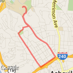 Montford 5k route map