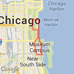 Veterans 5K March route map