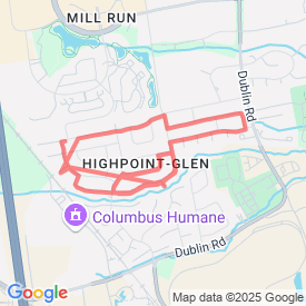 Run My Route - Running Map 6k the glen