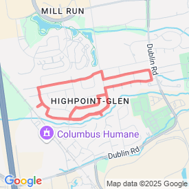 Run My Route - Running Map 6k the glen