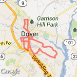12 miles around Dover route map