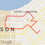 Run 10/6/13 route map