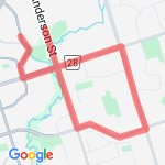 Hard 5km route map