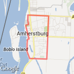 amherstburg  route map