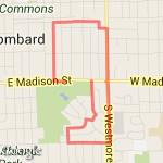 5k Comic Book Run route map