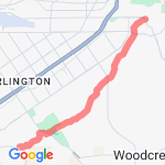 7.19 Miles route map
