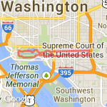National Mall Running Route - Washington, DC route map