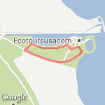 WC- 1 Mile Run route map