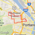 Fit Right First Thurs Run 6.2.11 route map