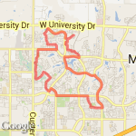 CONTRA EL RA' ROUTE route map