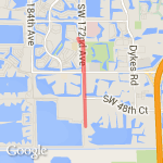 Miramar South route map