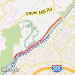 5 Mile Road on Columns route map