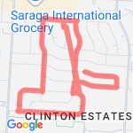2 mile loop route map