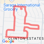2 mile loop route map