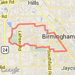 11 mile loop route map