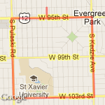 Square Run route map