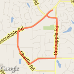 Big Pumpkin Run route map