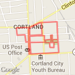 in cortland route map