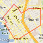 Waterfront  Walk/Run route map