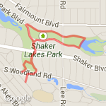 North Park and Horse Shoe Lake route map