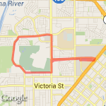 Golf Course Loop route map