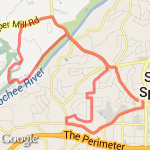 No Boundaries 11 miler route map